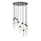 Z-Lite Beau Chandelier, 11-Light, 24 In.W x 12.75 In.H, Matte Black/Clear 740P-11R-MB - alternate 8